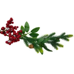 5' X 4.75" Pine Springs, Berries And Pine Cones Artificial Christmas Garland - Unlit -Optimal Christmas Shop northlight vm02197 2 34782.1667488241