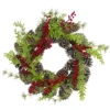 Frosted Pine Cones And Berries Artificial Christmas Wreath - 18-Inch, Unlit -Optimal Christmas Shop northlight vm26540 39637.1667578027