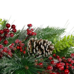 Iced Red Berries And Mixed Pine Artificial Christmas Wreath - 32 Inch, Unllit -Optimal Christmas Shop northlight vm26542 2 36273.1667624217