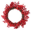 Crimson And Merlot Red Berries Artificial Winter Christmas Wreath - 16-Inch, Unlit -Optimal Christmas Shop northlight vm37807 33105.1667659925