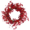 Red Berry Artificial Christmas Twig Wreath - 20-Inch, Unlit -Optimal Christmas Shop northlight vm37811 98808.1667488392