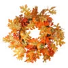 Autumn Leaves, Pumpkins And Berries Artificial Thanksgiving Wreath, 22-Inch, Unlit -Optimal Christmas Shop northlight vm37827 38087.1677276920