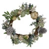 Neutral Colored Pumpkin And Pine Cones Fall Harvest Wreath - 18-Inch, Unlit -Optimal Christmas Shop northlight vm89189 updated 82631.1667510462