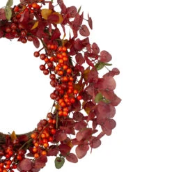Red Berries Artificial Christmas Wreath - 24-Inch, Unlit -Optimal Christmas Shop northlight vm89286 1 35572.1667530460