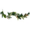 5' Leaves, Berry And Cedar Artificial Christmas Garland - Unlit -Optimal Christmas Shop northlight vm90076 29163.1667569543