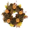Pinecone And Pumpkin Autumn Harvest Wreath, 13.5-Inch, Unlit -Optimal Christmas Shop northlight vm92784 1 73332.1667517377