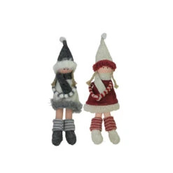 4ct Red And Gray Girls With Scarves Christmas Doll Ornaments 12" 7 4ct Red And Gray Girls With Scarves Christmas Doll Ornaments 12" -Optimal Christmas Shop northlight wu86310 3 96011.1667575845
