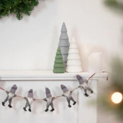 30" Gray And White Knit Gnome Novelty Christmas Garland 6 30" Gray And White Knit Gnome Novelty Christmas Garland -Optimal Christmas Shop northlight wu86353 gray styled 86733.1667657591