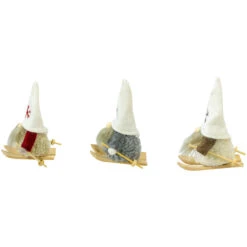 Set Of 3 Skiing Gnomes Christmas Ornaments 4.5" 14 Set Of 3 Skiing Gnomes Christmas Ornaments 4.5" -Optimal Christmas Shop northlight wu92513 4 26261.1681147876