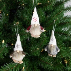 Set Of 3 Skiing Gnomes Christmas Ornaments 4.5" 17 Set Of 3 Skiing Gnomes Christmas Ornaments 4.5" -Optimal Christmas Shop northlight wu92513 styled 2 01908.1681147876