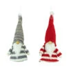 Set Of 2 Red And Gray Striped Gnome Plush Christmas Ornaments 6.25" 1 Set Of 2 Red And Gray Striped Gnome Plush Christmas Ornaments 6.25" -Optimal Christmas Shop northlight wu94297 1 21235.1681148039