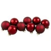 9ct Cherry Red Glass 2-Finish Christmas Ball Ornaments 2.5" (65mm) 2 9ct Cherry Red Glass 2-Finish Christmas Ball Ornaments 2.5" (65mm) -Optimal Christmas Shop northlight wy00739 83347.1667578265