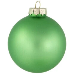 6ct Shiny And Matte Green Glass Ball Christmas Ornaments 3.25" (82mm) -Optimal Christmas Shop northlight wy00755 5 98267.1677102522