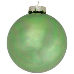 6ct Shiny And Matte Green Glass Ball Christmas Ornaments 3.25" (82mm) -Optimal Christmas Shop northlight wy00755 6 21148.1677102523