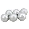 6ct Silver Shiny And Matte Christmas Ball Ornaments 3.25" (80mm) -Optimal Christmas Shop northlight wy00761 silver main 94490.1667533837