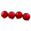 4ct Red And Gold 2-Finish Glass Christmas Ball Ornaments 4" (100mm) -Optimal Christmas Shop northlight wy00768 75668.1667576626