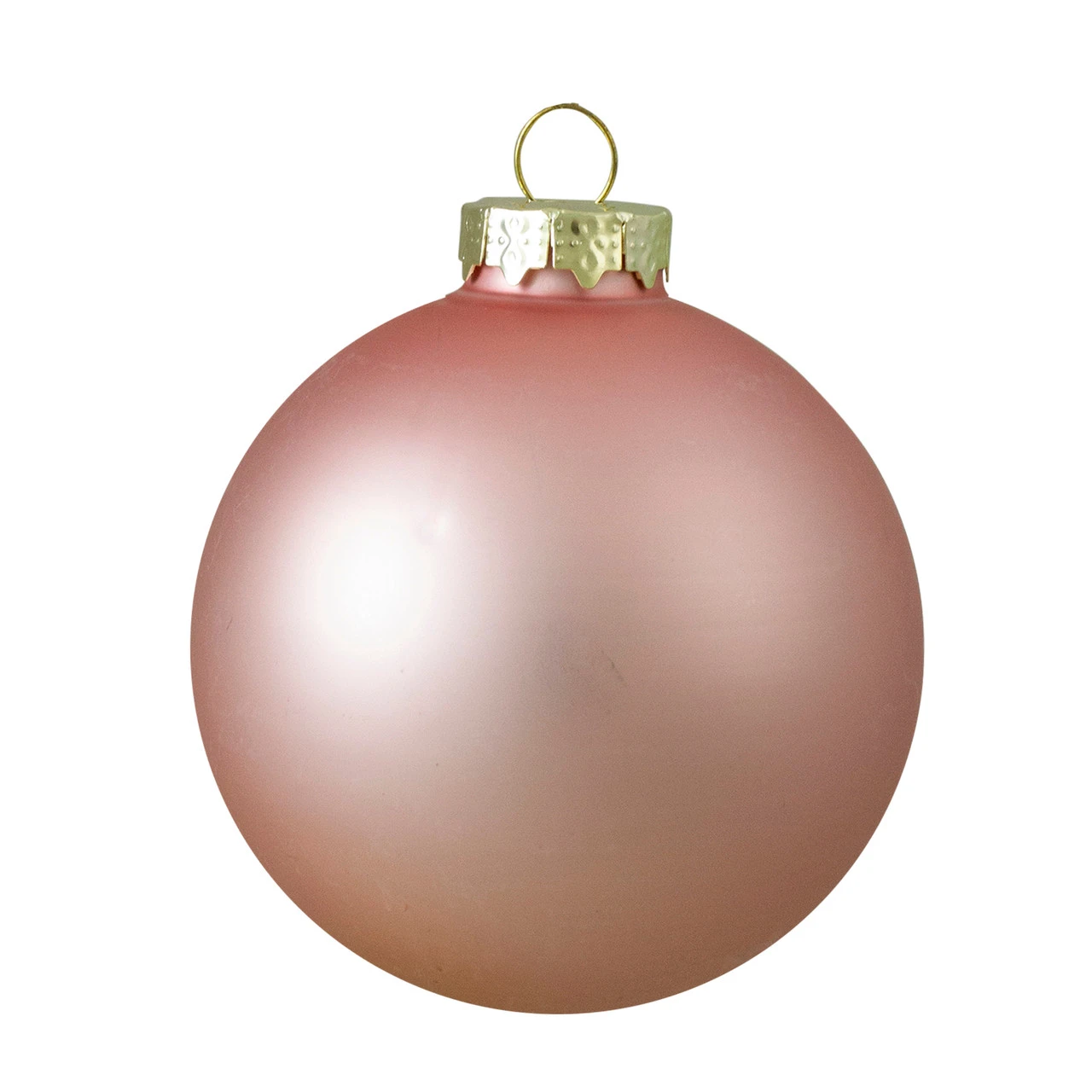 4ct Pink 2-Finish Glass Christmas Ball Ornaments 4" (100mm) 4 4ct Pink 2-Finish Glass Christmas Ball Ornaments 4" (100mm) - Image 2