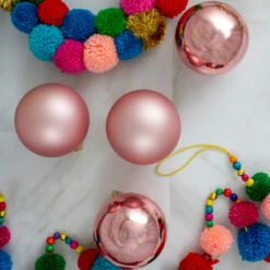 4ct Pink 2-Finish Glass Christmas Ball Ornaments 4" (100mm) 11 4ct Pink 2-Finish Glass Christmas Ball Ornaments 4" (100mm) -Optimal Christmas Shop northlight wy00775 4 45553.1671143346