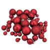 40ct Shiny, Glitter And Matte Red Glass Ball Christmas Ornament Set 1"-2.5" 2 40ct Shiny, Glitter And Matte Red Glass Ball Christmas Ornament Set 1"-2.5" -Optimal Christmas Shop northlight wy04139 1 86723.1667576639