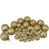 40ct Gold Glass 2-Finish Christmas Ball Ornaments 2.5" (60mm) -Optimal Christmas Shop northlight wy04140 1 58845.1667534008