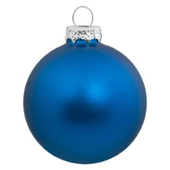 40ct Shiny And Matte Royal Blue And Silver Glass Ball Christmas Ornaments 2.5" (63mm) -Optimal Christmas Shop northlight wy04141 3 92239.1667488331