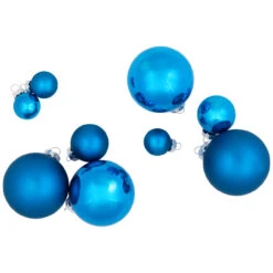 40ct Shiny And Matte Royal Blue And Silver Glass Ball Christmas Ornaments 2.5" (63mm) -Optimal Christmas Shop northlight wy04141 6 15738.1667488331