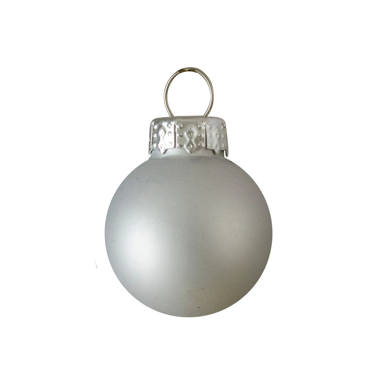 40ct Shiny And Matte Silver Glass Ball Christmas Ornaments 2.5" 6 40ct Shiny And Matte Silver Glass Ball Christmas Ornaments 2.5" - Image 4