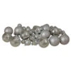 40ct Shiny And Matte Silver Glass Ball Christmas Ornaments 2.5" 2 40ct Shiny And Matte Silver Glass Ball Christmas Ornaments 2.5" -Optimal Christmas Shop northlight wy04142 57753.1667575635