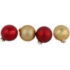 96ct Red And Gold 2-Finish Glass Ball Christmas Ornaments 3.25" (80mm) -Optimal Christmas Shop northlight wy15209 updated2022 23559.1667489354