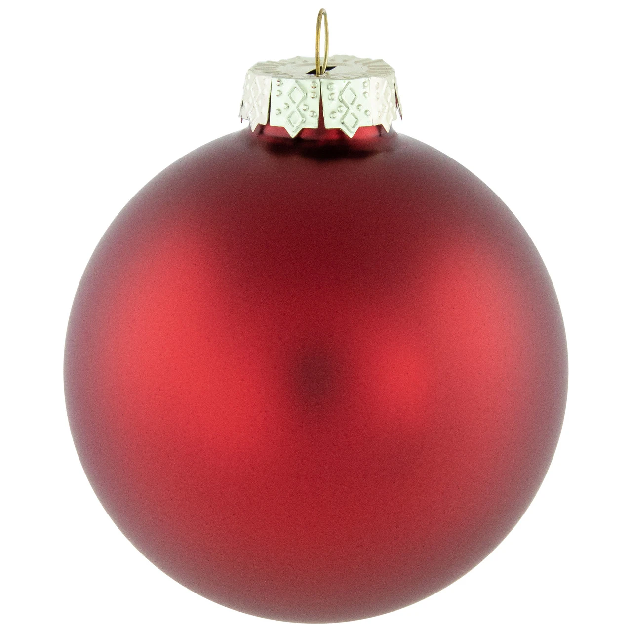 96ct Shiny And Matte Red Glass Ball Christmas Ornaments 3.25 (80mm) 7 96ct Shiny And Matte Red Glass Ball Christmas Ornaments 3.25 (80mm) - Image 5