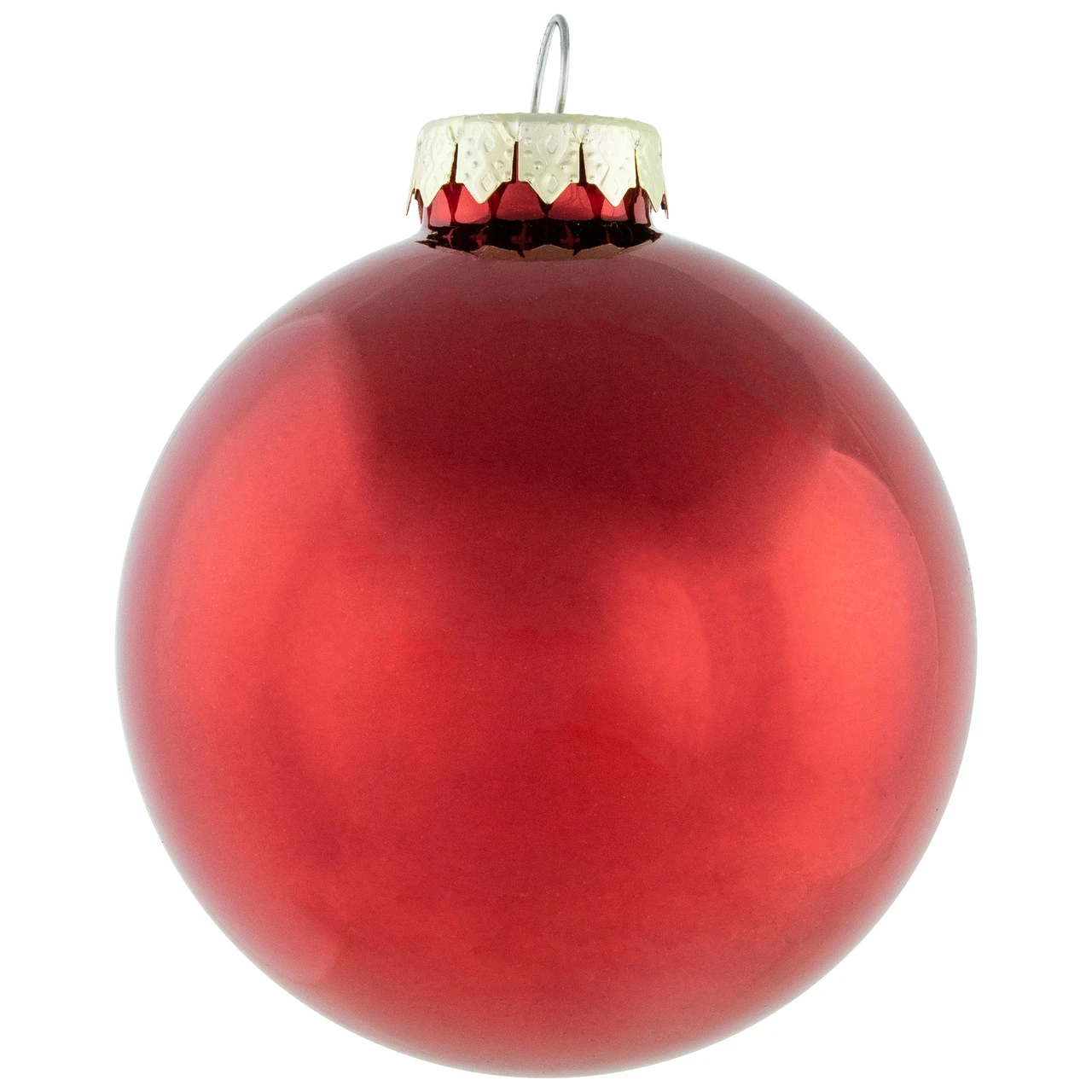 96ct Shiny And Matte Red Glass Ball Christmas Ornaments 3.25 (80mm) 8 96ct Shiny And Matte Red Glass Ball Christmas Ornaments 3.25 (80mm) - Image 6
