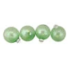 4ct Green And Clear Shiny Iridescent Glass Christmas Ball Ornaments 3.25" (80mm) -Optimal Christmas Shop northlight wy15232 43904.1667520056