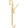 15.25" Shiny Gold Deer Over The Door Christmas Wreath Hanger