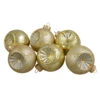 6ct Gold 2-Finish Retro Reflector Glass Christmas Ball Ornaments 2.75" (70mm) 1 6ct Gold 2-Finish Retro Reflector Glass Christmas Ball Ornaments 2.75" (70mm) -Optimal Christmas Shop northlight wy27596 24207.1667572616