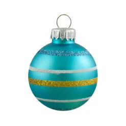 10ct Green And Blue Matte Glass Christmas Ball Ornaments 1.75" (45mm) -Optimal Christmas Shop northlight wy27597 2 26764.1667572618