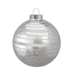 Set Of 4 Silver Christmas Ball Ornaments 2.5" (67mm) -Optimal Christmas Shop northlight wy88862 2 updated 11254.1667576864