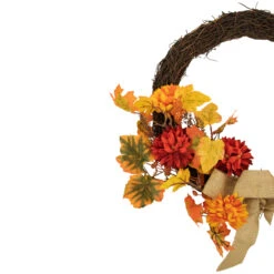 Fall Foliage With Mum Flowers Artificial Thanksgiving Twig Wreath, 20-Inch 8 Fall Foliage With Mum Flowers Artificial Thanksgiving Twig Wreath, 20-Inch -Optimal Christmas Shop northlight x6540 gd 2new 41718.1667586589