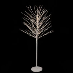 5' White LED Lighted Christmas Twig Tree - Warm White Lights 11 5' White LED Lighted Christmas Twig Tree - Warm White Lights -Optimal Christmas Shop northlight xt92216 onblack 91683.1667530343