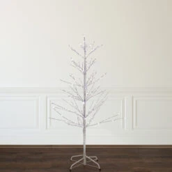 4' LED Lighted White Birch Christmas Twig Tree - Pure White Lights -Optimal Christmas Shop northlight xt92217 style 45019.1667490920