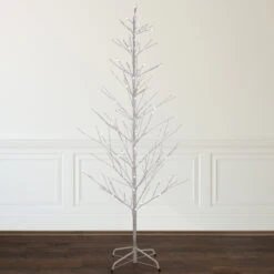 6' LED Lighted White Birch Christmas Twig Tree - Pure White Lights -Optimal Christmas Shop northlight xt92218 style 15522.1667491238