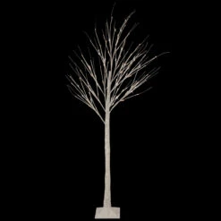 6' LED Lighted White Christmas Twig Tree - Warm White Lights 12 6' LED Lighted White Christmas Twig Tree - Warm White Lights -Optimal Christmas Shop northlight xt92223 onblack 10695.1667530346