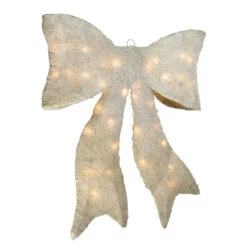 24" Sparkling Cream Lighted Bow Christmas Window Silhouette Decoration 5 24" Sparkling Cream Lighted Bow Christmas Window Silhouette Decoration -Optimal Christmas Shop northlight y15959 2 70364.1667489913