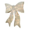 24" Sparkling Cream Lighted Bow Christmas Window Silhouette Decoration -Optimal Christmas Shop northlight y15959 41563.1667489913