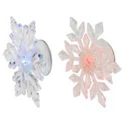 Set Of 2 LED Lighted Icy Crystal Snowflake Christmas Window Decorations 5.5" -Optimal Christmas Shop northlight y92108 2 updated 60406.1667533718