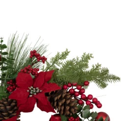 Artificial Red Berry And Poinsettia Christmas Wreath, 22-Inch, Unlit 8 Artificial Red Berry And Poinsettia Christmas Wreath, 22-Inch, Unlit -Optimal Christmas Shop northlight yk93229 320copy 24602.1667535783