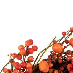 Red And Orange Berries With Mini Pumpkins Fall Harvest Wreath, 20-Inch, Unlit -Optimal Christmas Shop northlight yk93251 3 77979.1667554468
