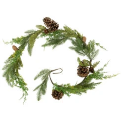 5' Assorted Pine And Pinecone Artificial Christmas Garland, Unlit -Optimal Christmas Shop northlight yk93254 1 62958.1671227554