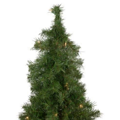 Set Of 3 Pre-Lit Woodland Alpine Artificial Christmas Trees 5' - Clear Lights -Optimal Christmas Shop northlight ynt755 gr 2 updated 28812.1667327482