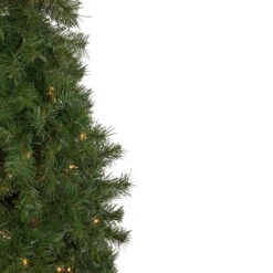 Set Of 3 Pre-Lit Woodland Alpine Artificial Christmas Trees 5' - Clear Lights -Optimal Christmas Shop northlight ynt755 gr 3 updated 40453.1667327482