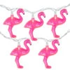 10ct Pink Flamingo Summer Patio String Light Set, 7.25ft White Wire 2 10ct Pink Flamingo Summer Patio String Light Set, 7.25ft White Wire -Optimal Christmas Shop northlight ys18852 01 47247.1682686603